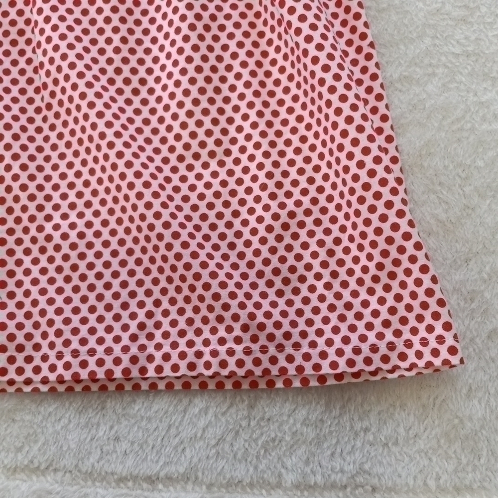 Girls Valentines Red & White Polka Dot Tank Top Puppy Love Sundress - Picture 9 of 9